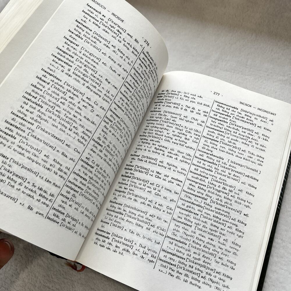 Vietnamese English Dictionary Nguyen Van Khon Anh Viet Viet-Anh Usual 1987 - Picture 8 of 11